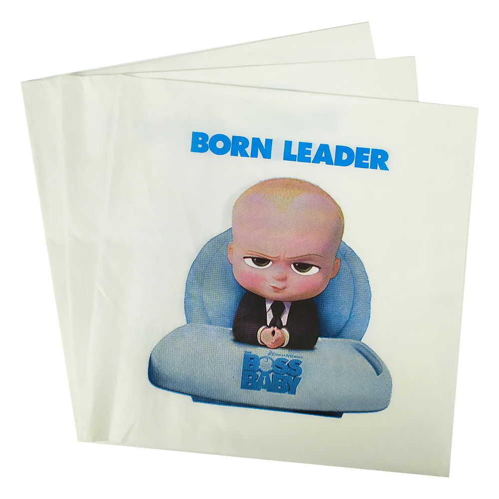 Украшения для детского дня рождения Born Leader Boss одноразовая посуда столовые