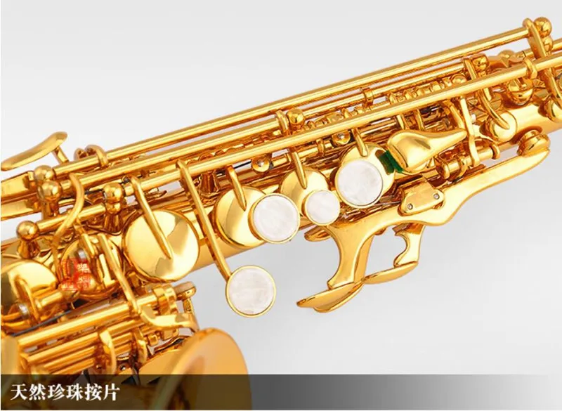 Сопрано саксофон sax Bb музыкальный инструмент японской модели с мундштуком