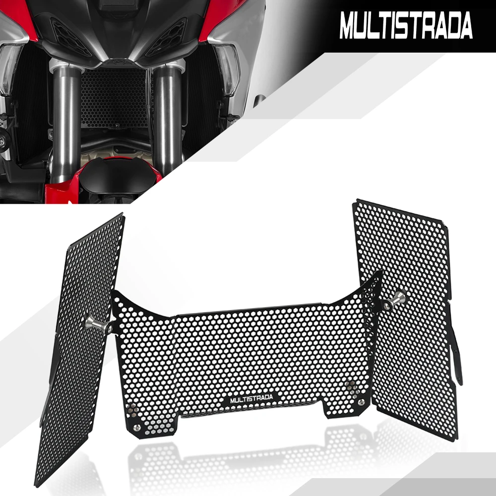 

Защита масляного радиатора для Ducati Multistrada V4/S Sport 2021-2022, защитная крышка радиатора, защитная решетка для гриля