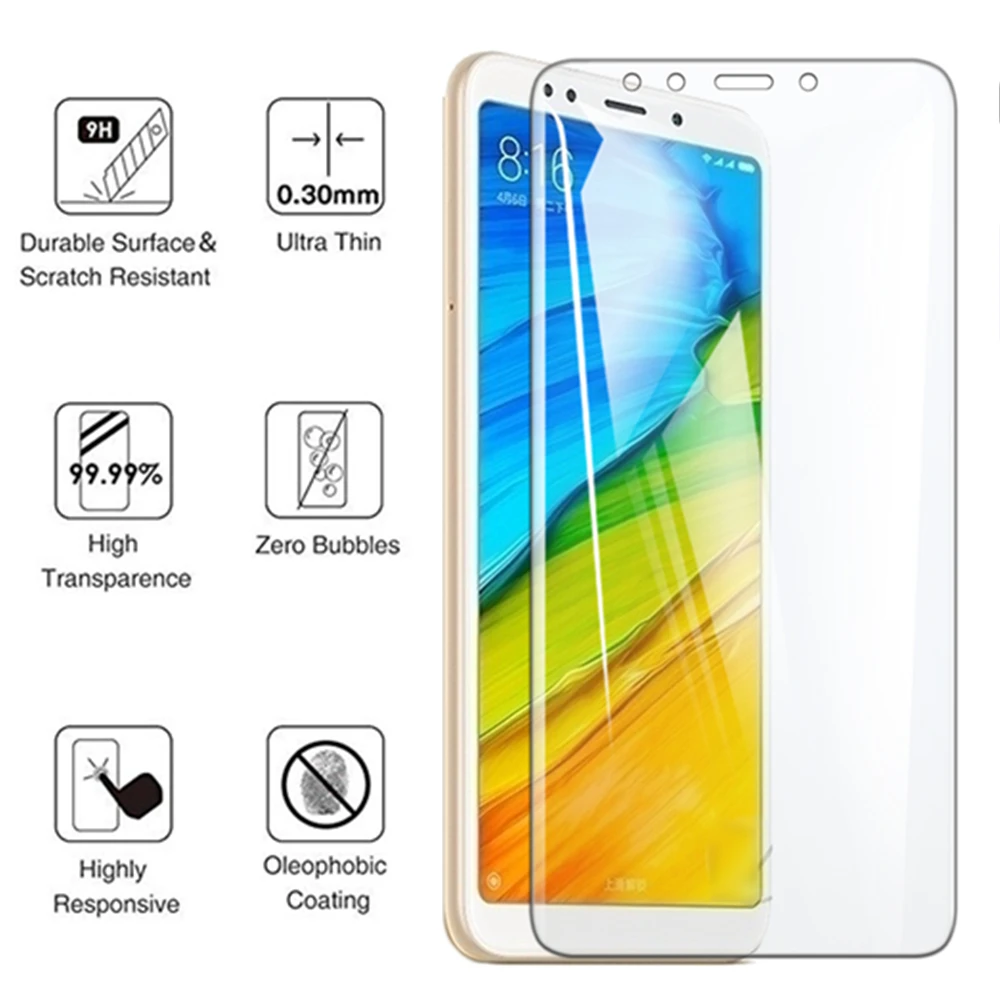 armored protective glass on the for xiaomi redmi 5 plus 6a 5plus tempered glas ksiomi resmi xiaomei redmi5plus screen protectors free global shipping