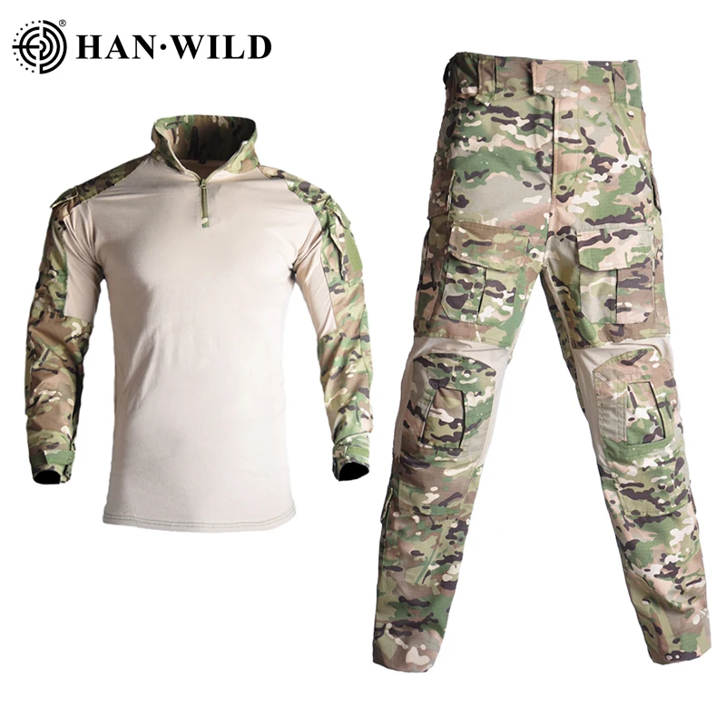 HAN WILD Gen3 Военная охотничья Боевая полевая Униформа EMERSON тактическая рубашка и