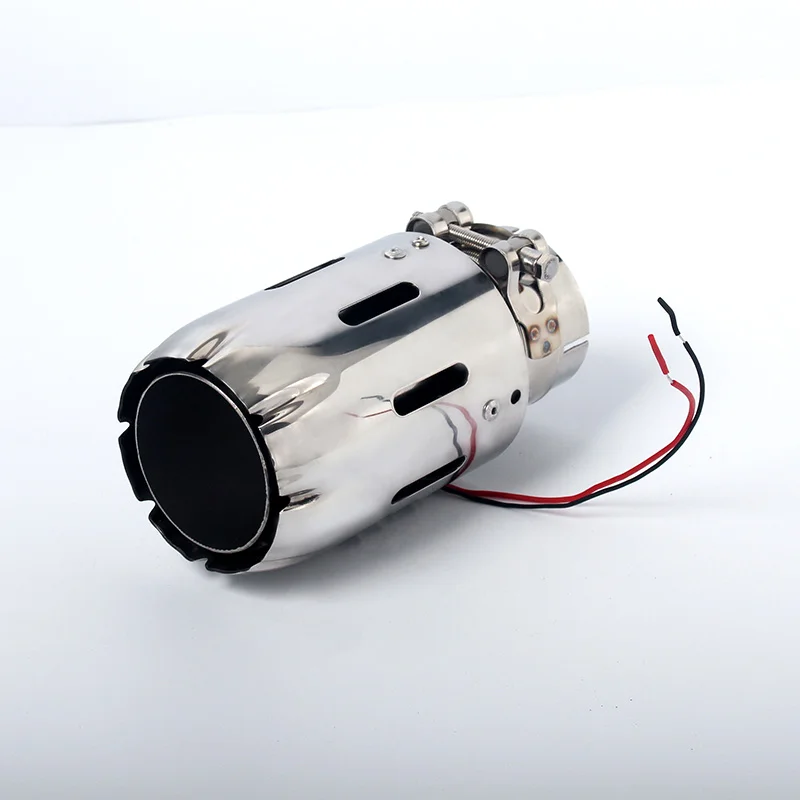 Светодиодный глушитель 12 В наконечник для автомобиля синий красный цвет 100%