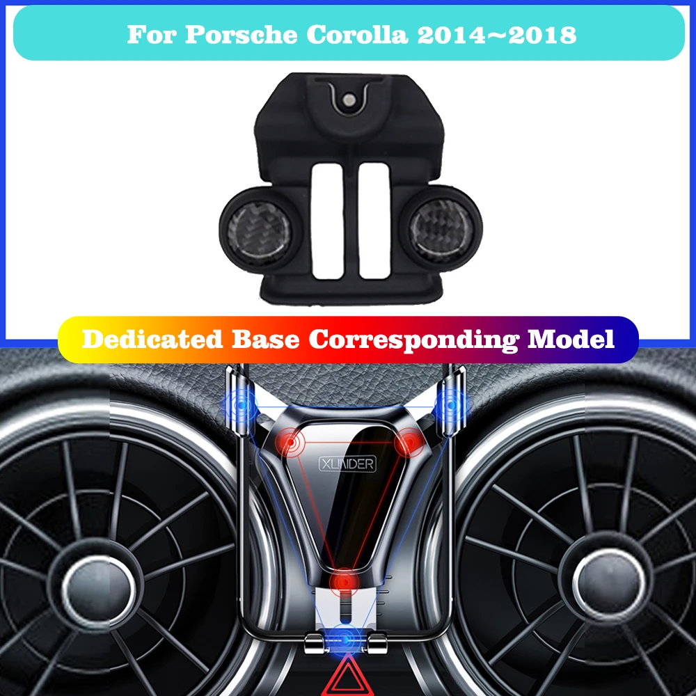 car mobile phone holder for toyota corolla e160 e170 2014 2015 2016 2017 2018 telephone bracket support accessories for iphone free global shipping
