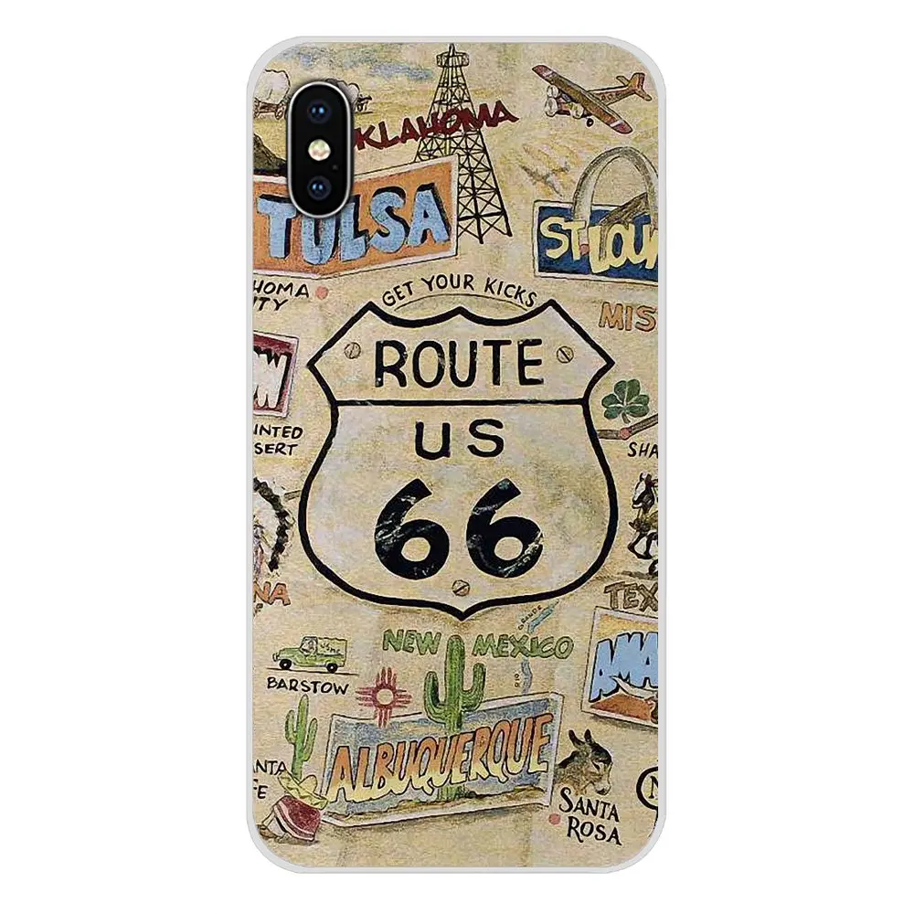 Аксессуары чехлы на телефон для Huawei Nova 2 3 2i 3i Mate 7 8 9 10 20 30 Lite Pro Vintage Route 66 спортивные