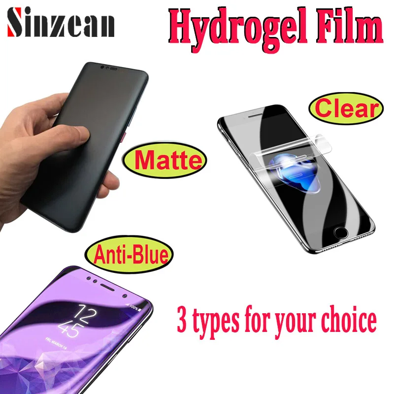 100 шт для IPHONE 12 Pro max/678 Plus/XS/XR 3D мягкий гидрогель пленка экрана 11 MAX/SE 2020 Защитная с