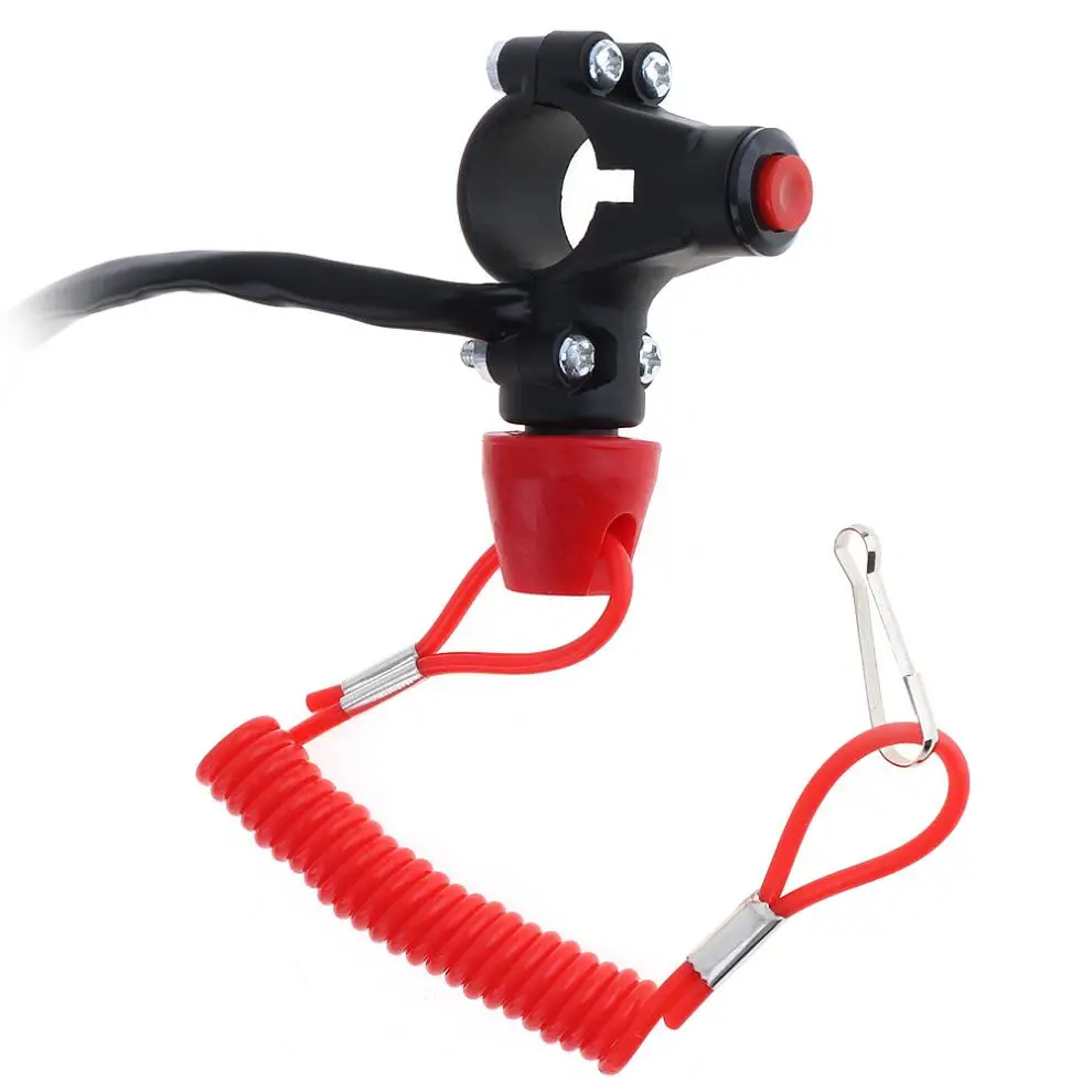 Универсальный аварийный выключатель для мотоцикла с двойным пламенем