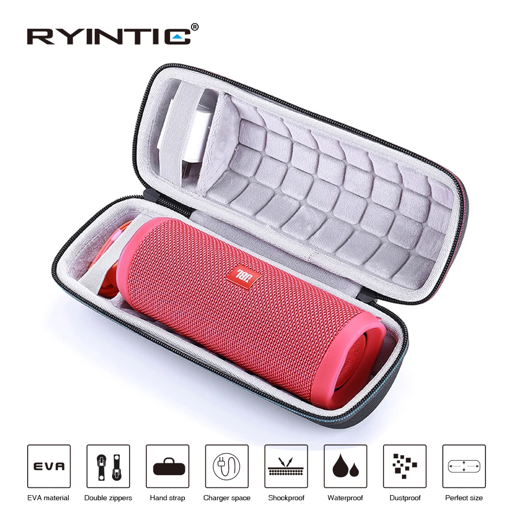 Жесткий чехол для путешествий, чехол для JBL Flip 3 Flip4 Flip5, беспроводной Bluetooth динамик, дополнительное пространство для подключений и кабелей