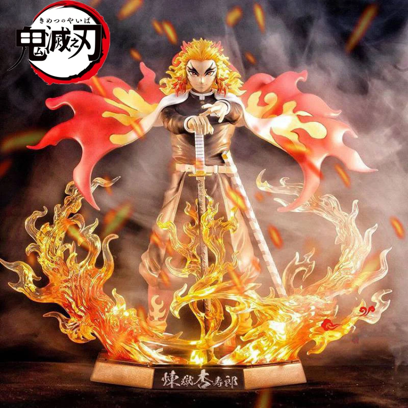 

Фигурка аниме «рассекающий демонов» Kimetsu No Yaiba Rengoku Kyoujurou, экшн-фигурки, коллекционные фигурки, статуэтка