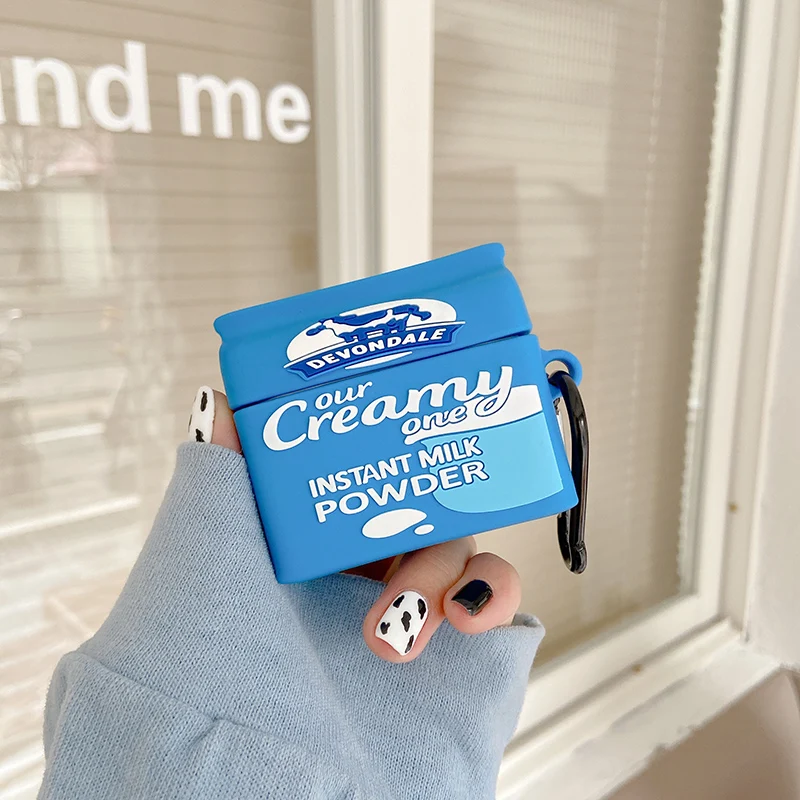 Австралийский модный брендовый 3D чехол с молочным порошком для AirPods 1 2 Pro Box мягкий