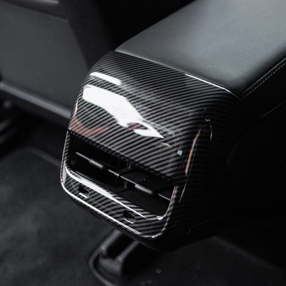 Крышка вентиляционного отверстия для Tesla Model 3 2017 2020 5 цветов|Наклейки салона авто|