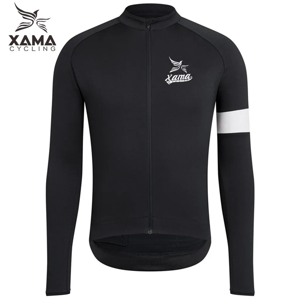 

High Quailty Keep Warm Xama Cycling Jerseys Long Sleeve Thermal Fleece Warm Bicycle Clothing Roupa De Ciclismo Masculino Tops