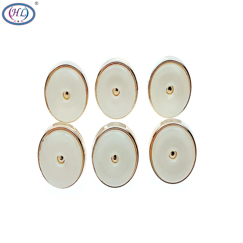 

HANLV 11mm 100pcs/300pcs Plating Buttons Shank With Rhinestone DIY Crafts Apparel Sewing Accessories