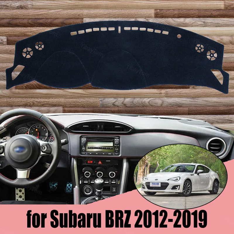 

Right Hand Drive High Polyester Fiber Anti-UV Car Dashboard Cover Mat for Subaru BRZ 2012-2019 Cover