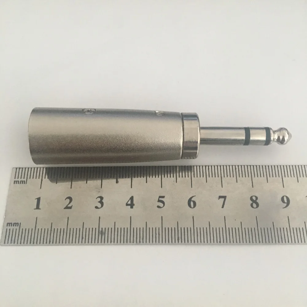 10 шт./лот стерео 6 35 мм штекер XLR 3Pin Мужской Аудио Cannon MIC разъем адаптера |