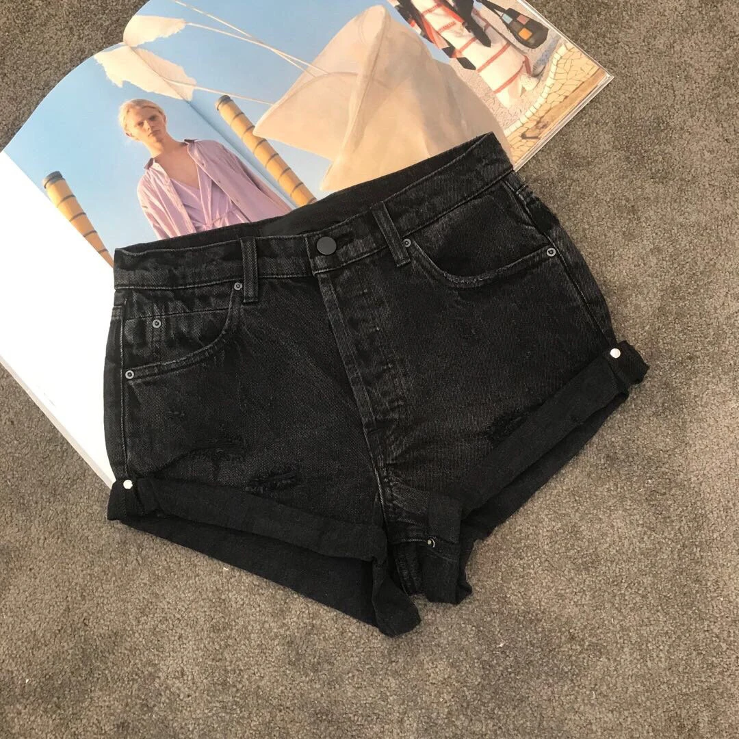 casual 2021 summer women high quality denim shorts female short pants trouse 3 color ddxgz2 5.12