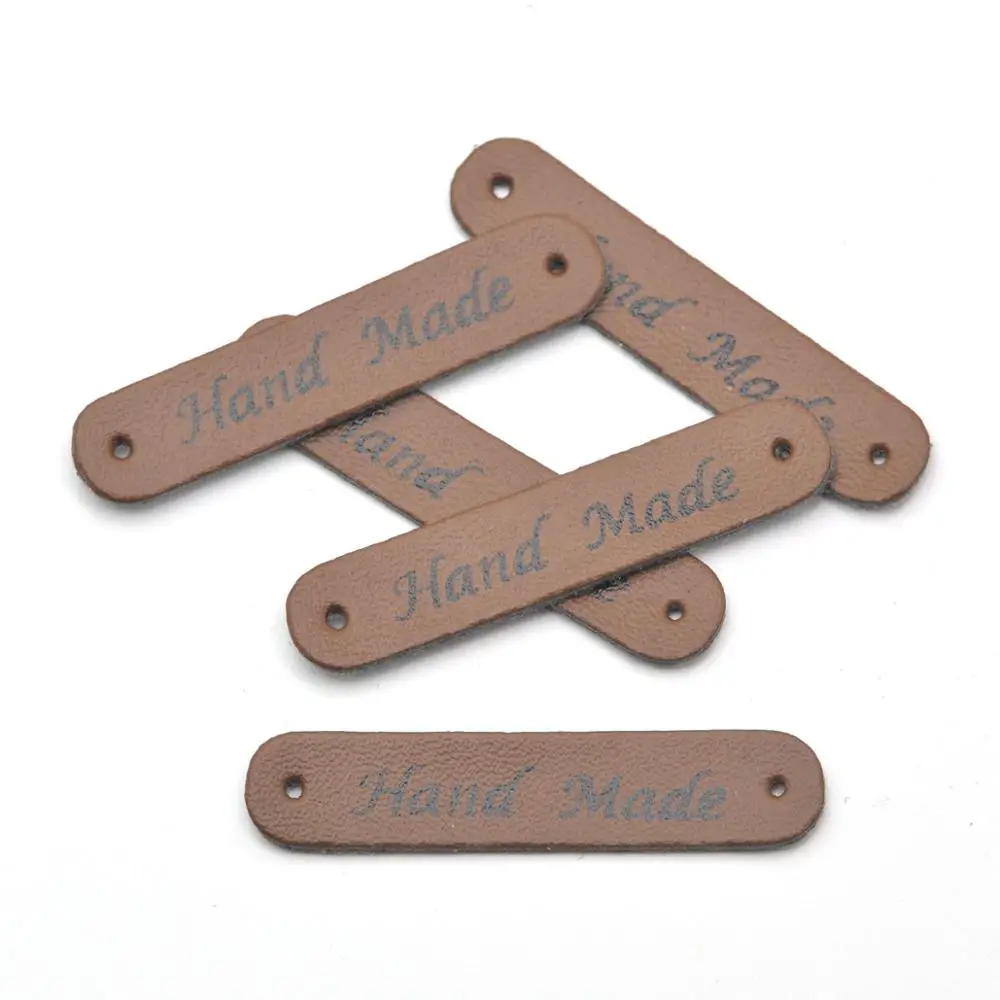 30 шт. этикетки ручной работы для одежды из искусственной кожи джинсы сумки сделай