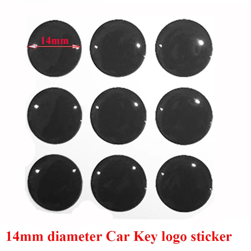 

14mm car emblem for KEYDIY remotes with top quality epoxy resin crystal material