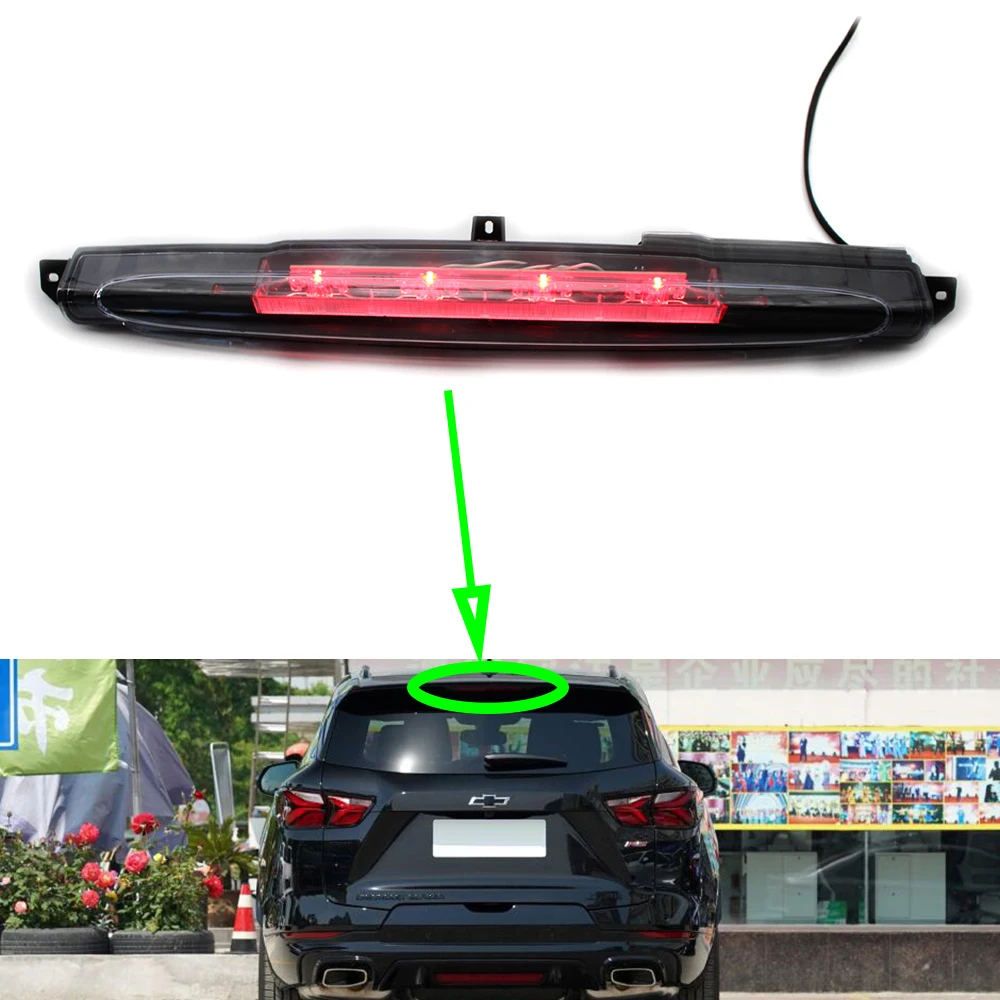 

Дополнительные стоп-сигналы для GMC Chevrolet Blazer 2003 ~ 2009 багажника, третий прозрачный автомобильный стоп-сигнал, задний стоп-сигнал для авто, стоп...