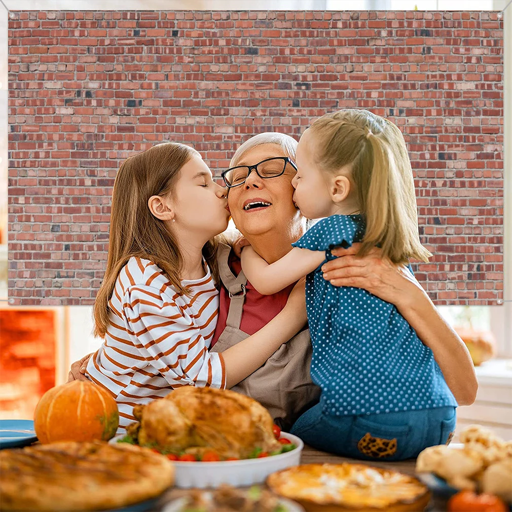 

Wall theme background banner Thanksgiving party decoration banner photography photo supplies