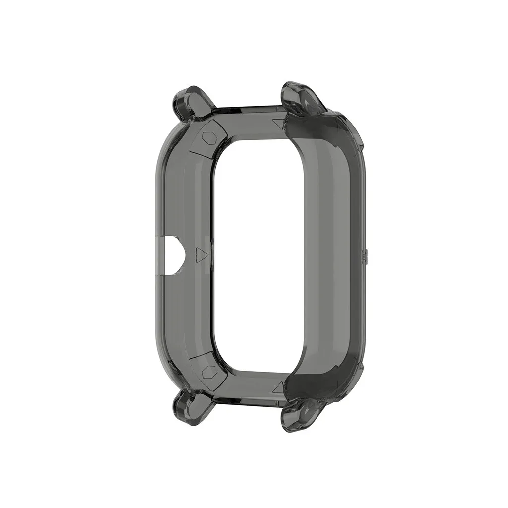 Чехол для часов Xiaomi Huami Amazfit GTS прозрачный защитный чехол-бампер из ТПУ сменная