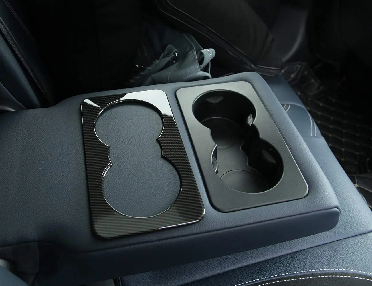 Car ABS Interior Accessories Rear Row Cup Holder Cover Trim for Land Rover Range VELAR 2017 2018 | Автомобили и мотоциклы