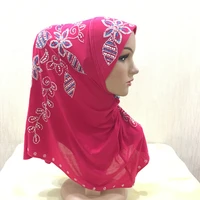 glitter peacock diamonds malaysia one piece amira instant hijab ready to wear head wrap muslim islam headscarf pull on headwear