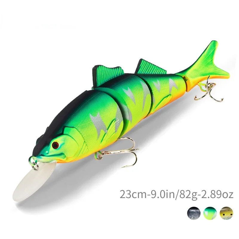 

Multi-section Hard Baits 230mm/82g Sinking Artificial Fishing Lure Trolling Swimbait Minnow Wobblers for Sea Fishing Bass