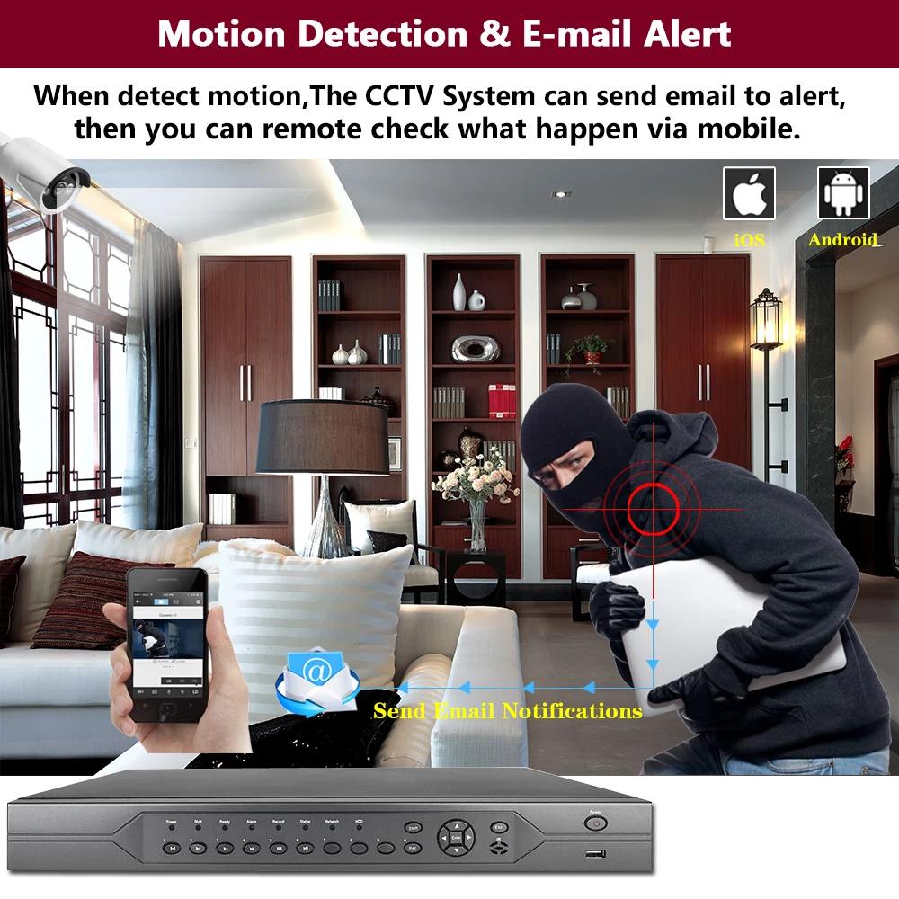 

16CH 5MP POE NVR Security Camera System Kit 4K H.265 Audio POE IP Camera Set Outdoor Waterproof CCTV Video Surveillance Kit 8MP