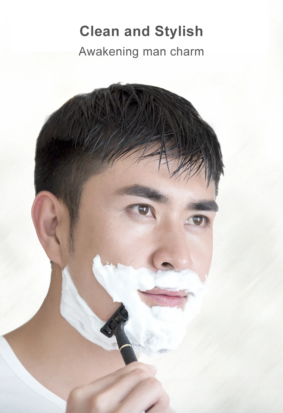 Бритва Xiaomi H600 3 в 1 набор для бритья бороды магнитная бритва сменная