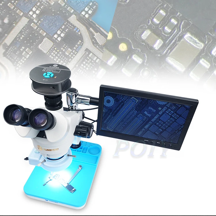 Алюминий сплав 38/48 миллионов Пиксели HDMI тринокулярный микроскоп Камера для