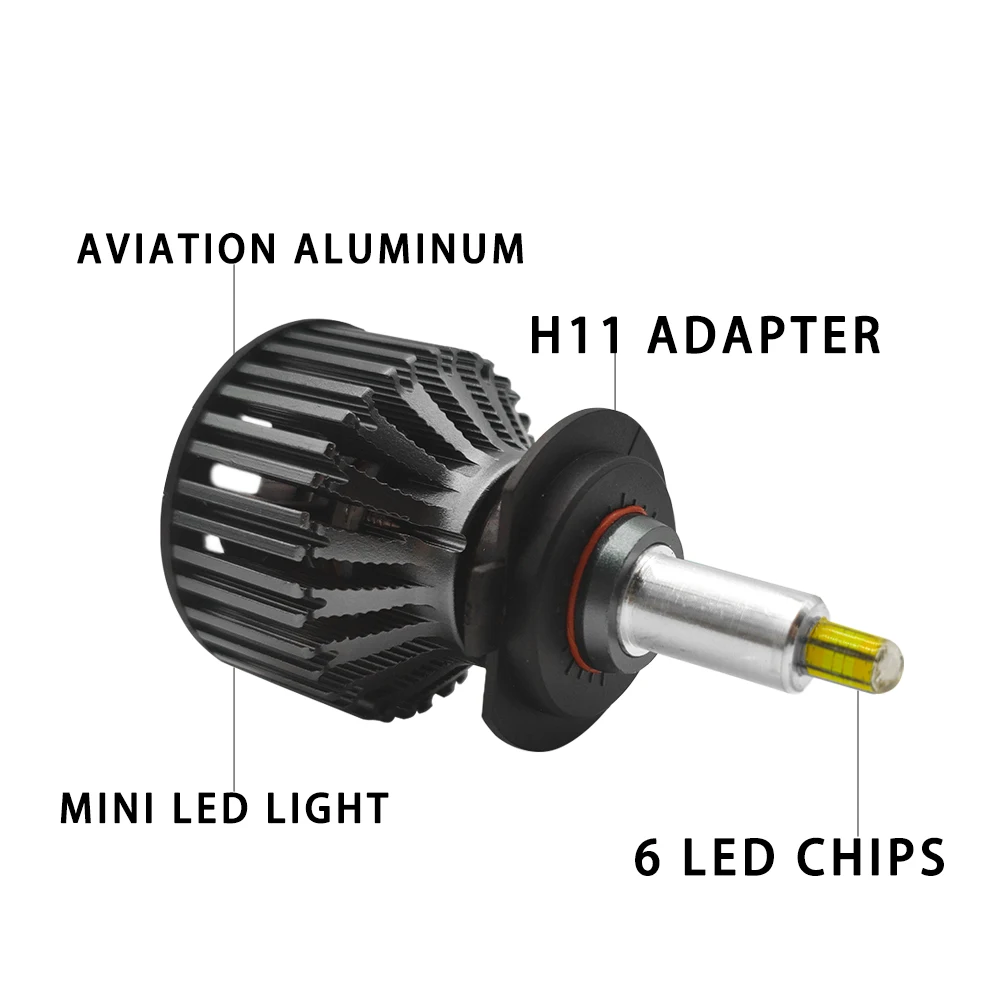 6 сторон 4300LM canbus 360 Автомобильные фары лампы R1T 6000K H1 H3 H7 H8 HB3 9005 9006 hb4 H11 Светодиодный