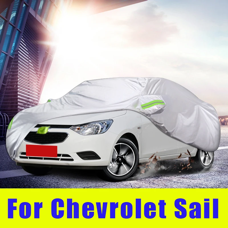 Waterproof full car covers Outdoor Sunshade Dustproof Snow For Chevrolet Sail 2015-2020 Accessories