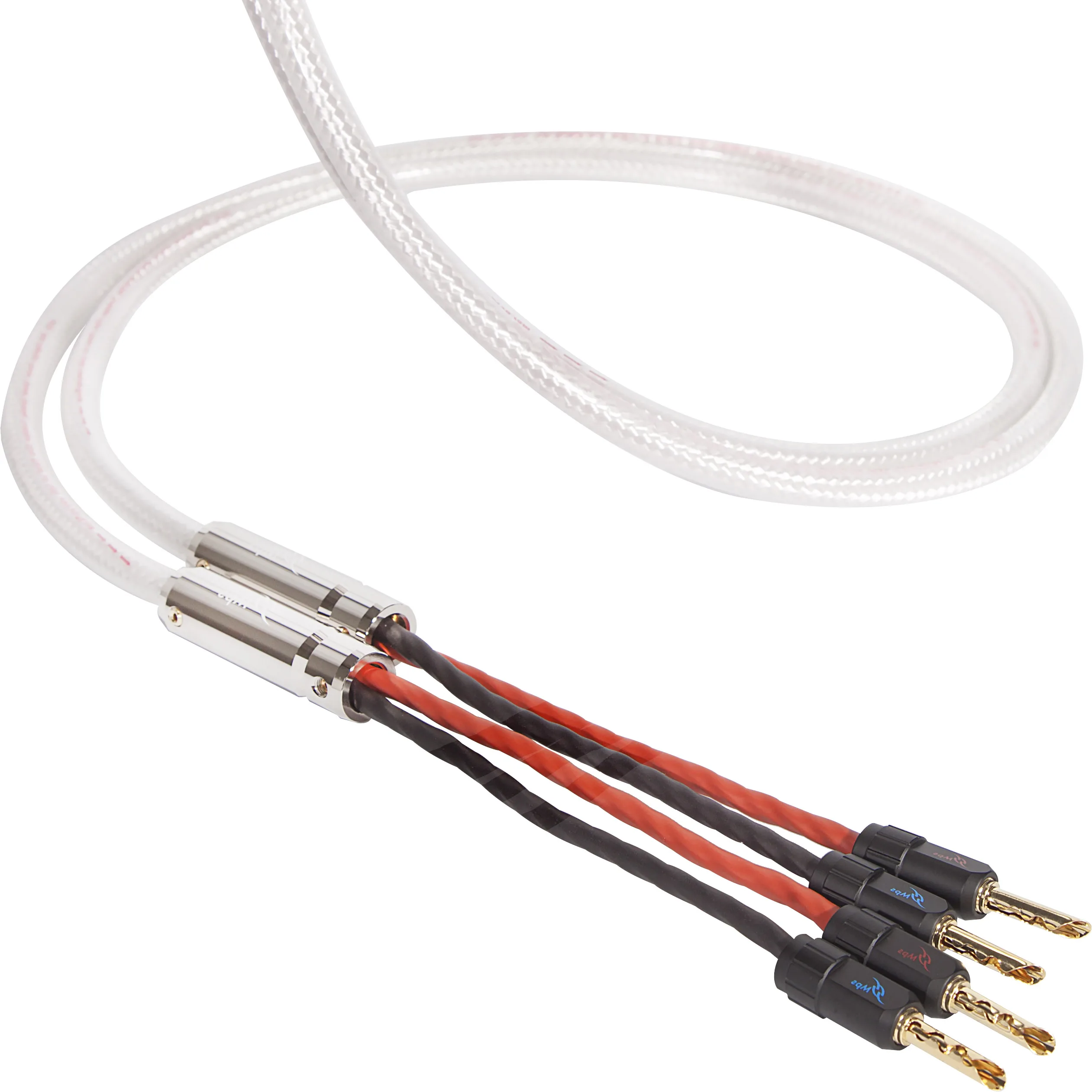 MPS вилка соединителя динамика Hi Fi 5N OFC + с серебряным и золотым покрытием аудио