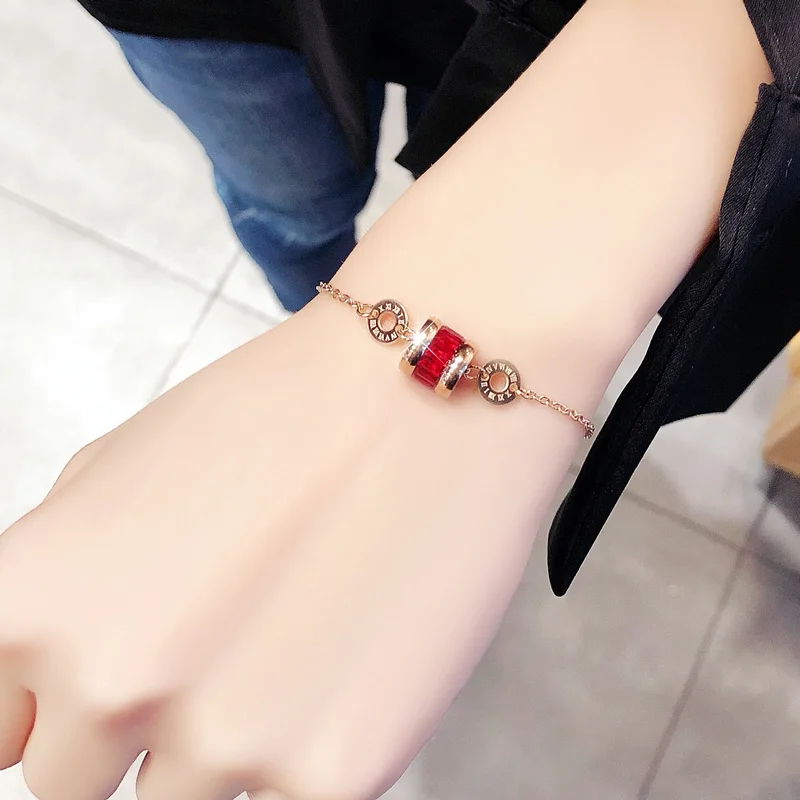 Новое поступление 2019 цветной браслет YUN RUO с цирконом женский подарок на день