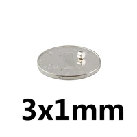 100300pcs 3x1 mini small round magnets 3mm1mm neodymium magnet dia 3x1mm permanent ndfeb super strong powerful magnets 31 mm