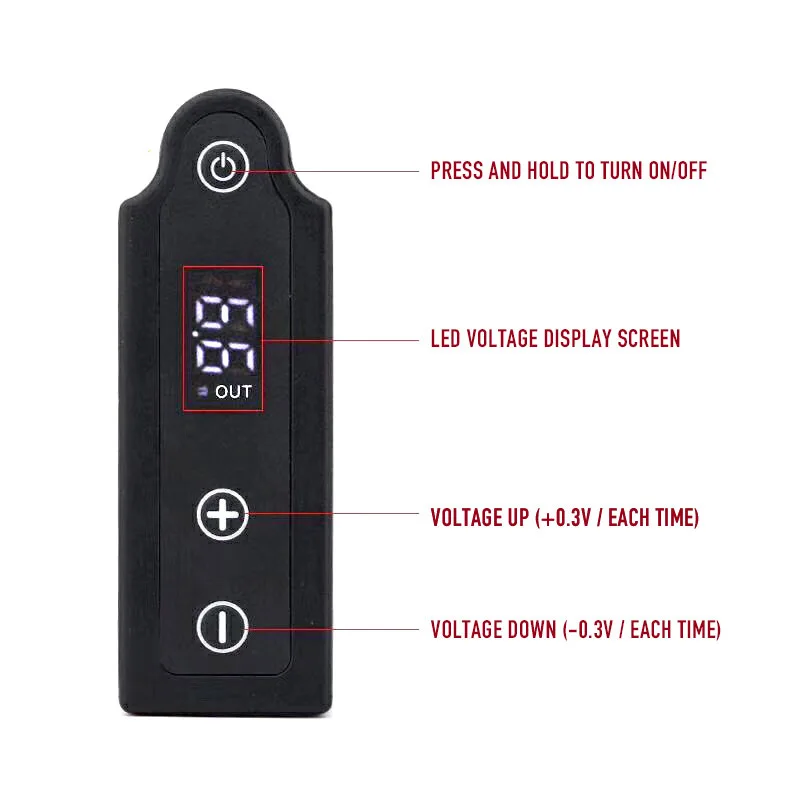 Мини-блок питания для татуировок светодиодный ным дисплеем тату-машин