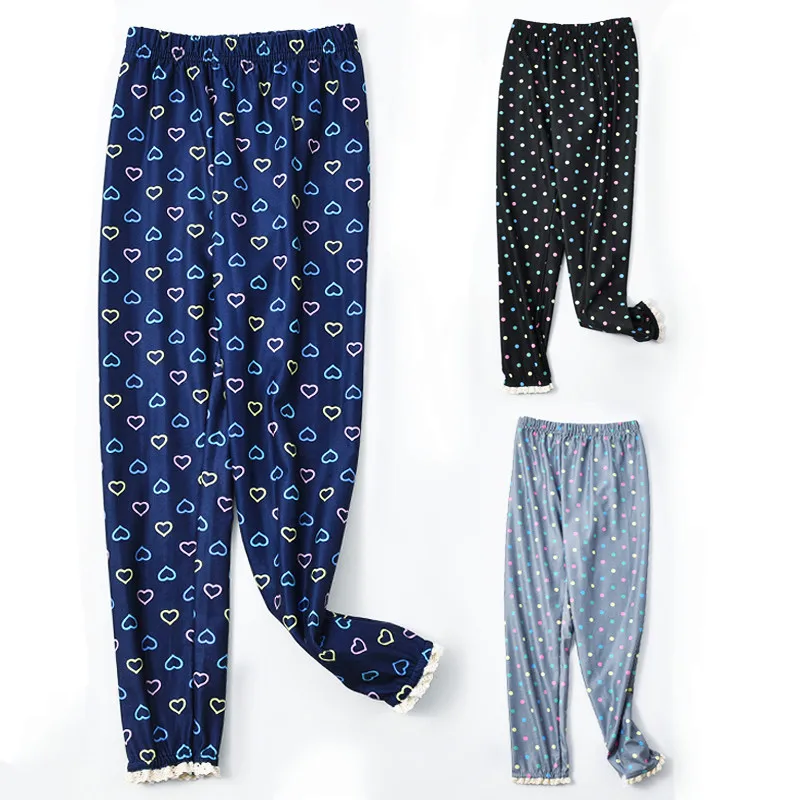 Штаны для девочек 2020 в Корейском стиле с милым принтом лосины Зауженные