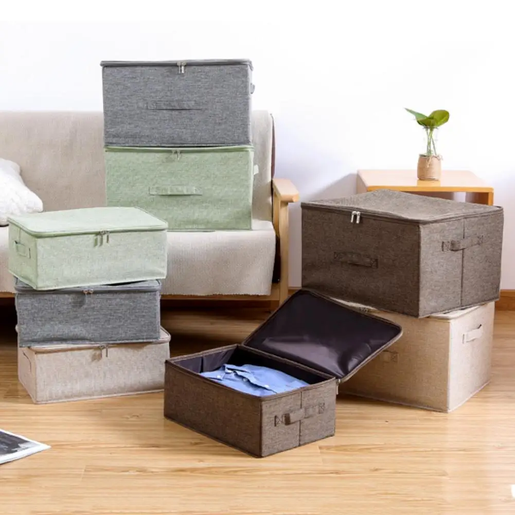 Складная пальто и штаны костюм Одежда для хранения чехол на молнии