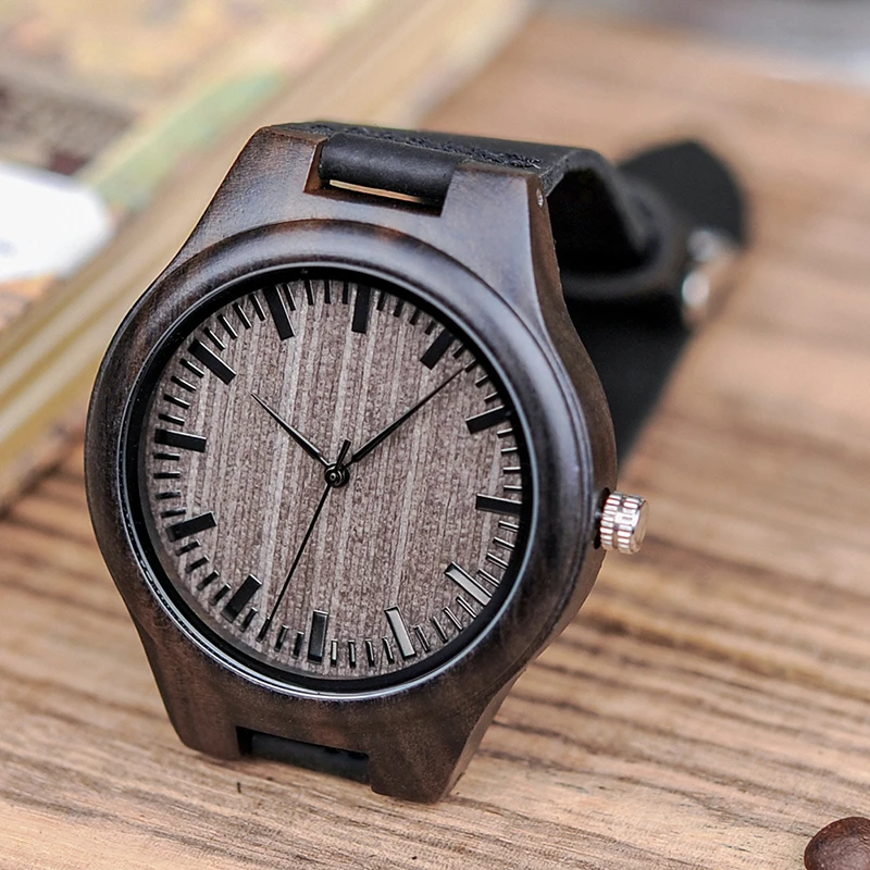 BOBOBIRD Ограниченная серия бамбуковые деревянные часы мужские роскошные брендовые дизайнерские часы с кожаным ремешком кварцевые часы для мужчин в подарочной коробке