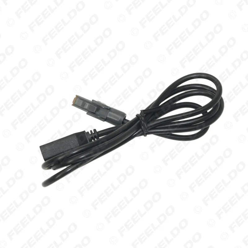 LEEWA автомобильный аудио гнездовой USB кабель AUX In адаптер 4 контактный разъем для