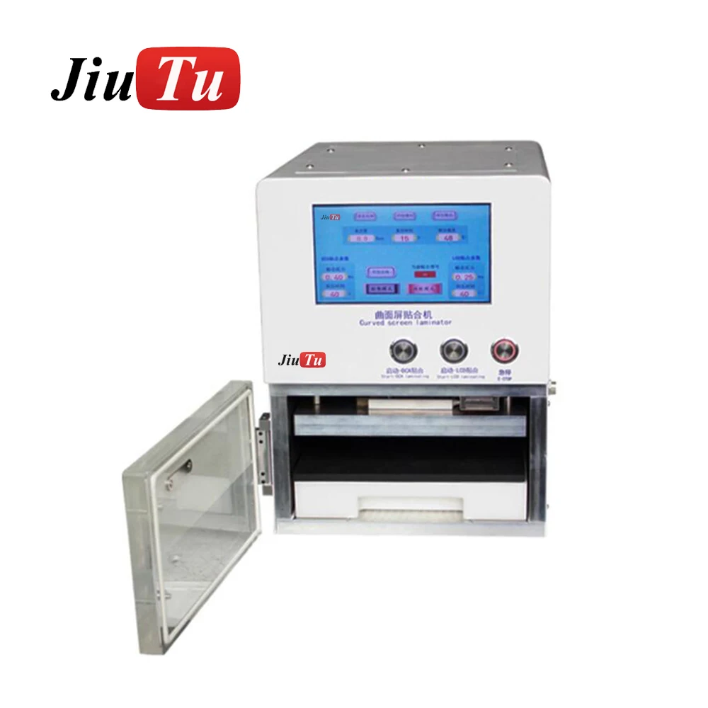 Price العالمي LCD فراغ آلة الترقق لسامسونج هواوي الهاتف الخليوي شاشات منحنية ومستوية الترقق تحت 10.5 بوصة