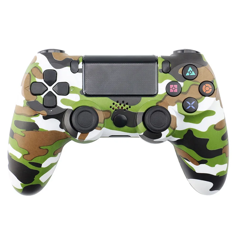 Camo Green Беспроводной пульт управления Bluetooth для sony PS4 Геймпад игровые устройства с джойстиком для PS3 консоль для Win 7/8/X - Цвет: Camo Green