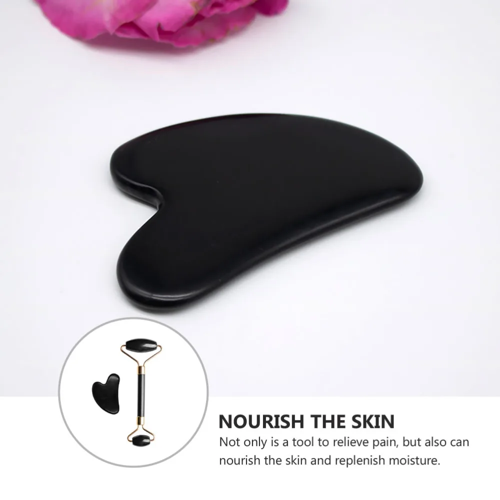 

1Pc Massaging Roller Double End Roller Beauty Care Household Massager (Black)