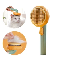 pet brush self cleaning slicker brush dog cat scraper cat accessories dog cats grooming comb removes undercoat tangled hair