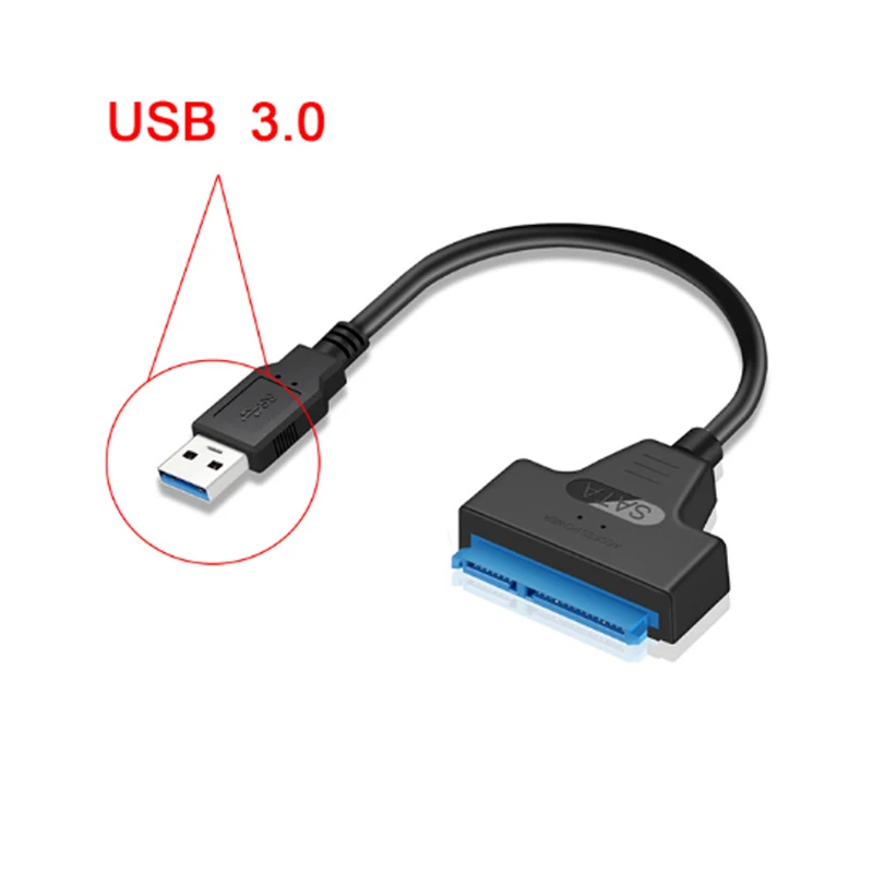 Кабель SATA для жесткого диска SSD SATA3 6 ГБ/сек. кабель передачи данных Sata на USB 3.0