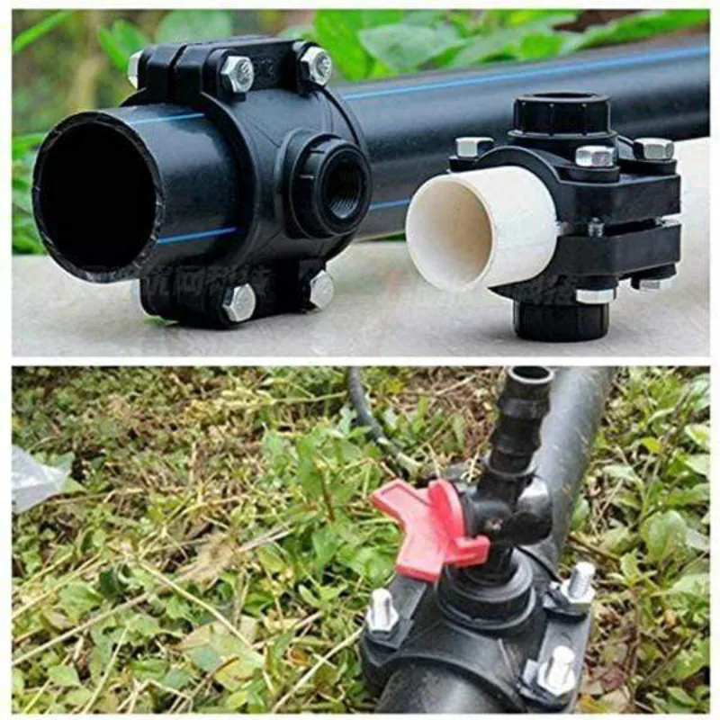 Зажим седло дренажный клапан 25 50 мм сливная труба сточных вод клапанные зажимы 1/2