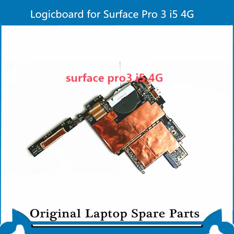 Материнская плата для Miscrsoft Surface Pro 3 1631 материнская i5 4G с вентилятором ЦП|ЖК-экран
