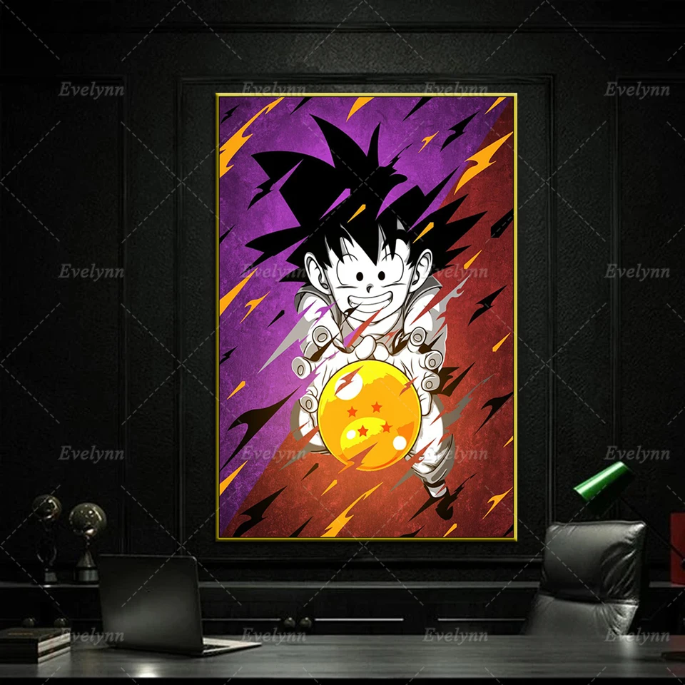 

Anime Dragon Ball Vegeta Goku Kid Canvas Poster Home Bedroom Decor Prints Pictures Modern Living Room Cuadros Wall Painting