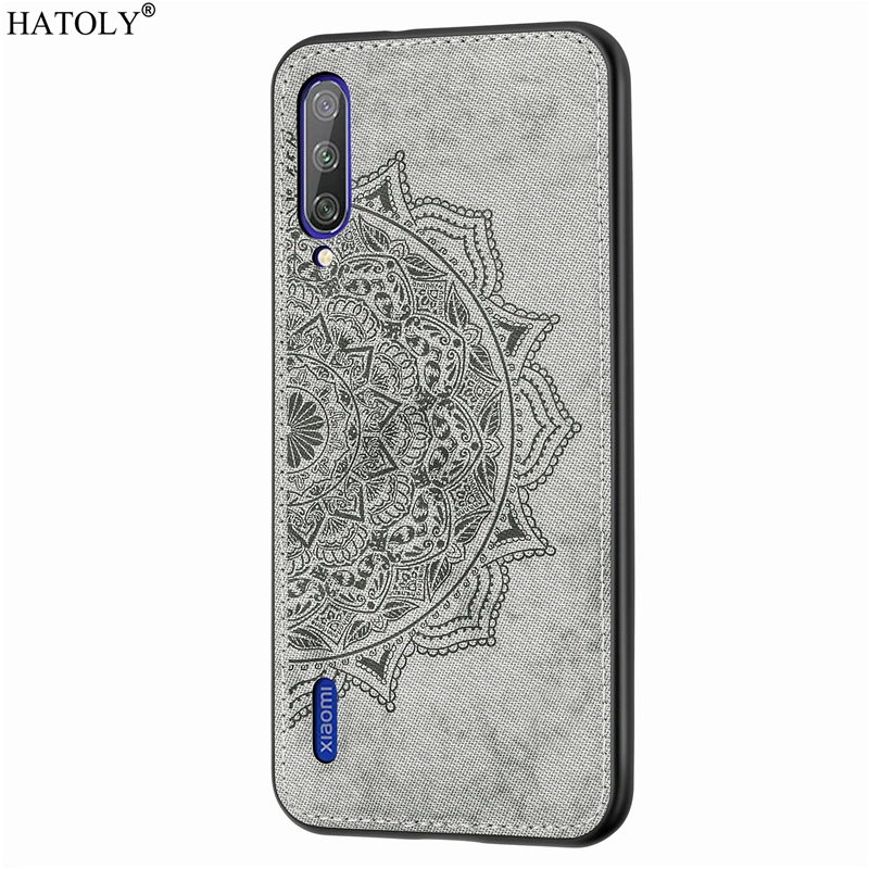 Gray Для Xiaomi mi A3 чехол Red mi 7 8A Note 8T CC9 Pro Чехол TPU рамка тканевая задняя крышка mi A3 телефон бампер чехол для Xiaomi mi A3 - Цвет: Gray