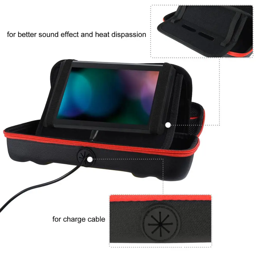 Портативная сумка для хранения чехол Nintendo Switch консоли NS аксессуары игр переноски